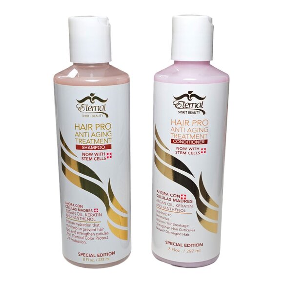 Hair Pro Treatment Shampoo & Conditioner with Stem Cells 8oz - Picture 1 of 8